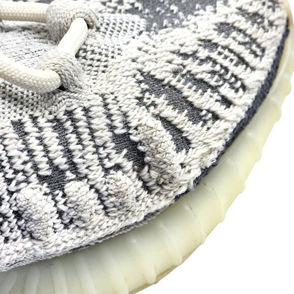 Adidas Yeezy Boost 350 V2 Primeknit Grey Black Men’s Sneakers US 11 - Preowned - Picture 8 of 8